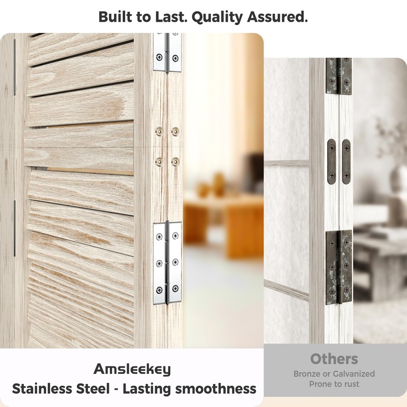 67" H 6 Panel Wood Room Divider
