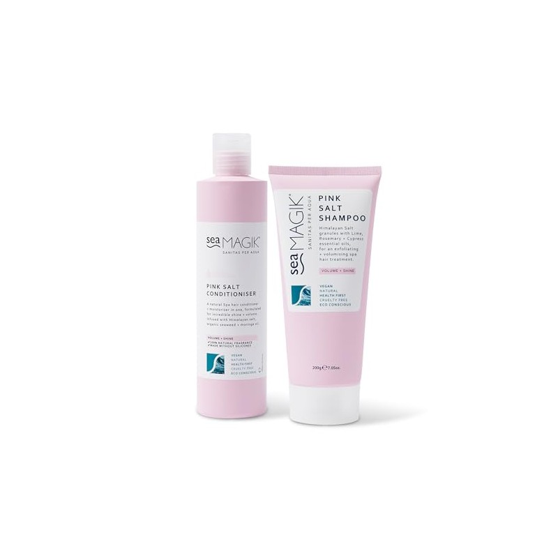 Sea Magik - Pink Salt Clarifying Shampoo and Conditioner (200g