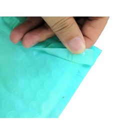 ProLine Extra Wide #0 6.5x10 inches Teal Poly Bubble Mailers Padded Envelopes Shipping Bags (25)