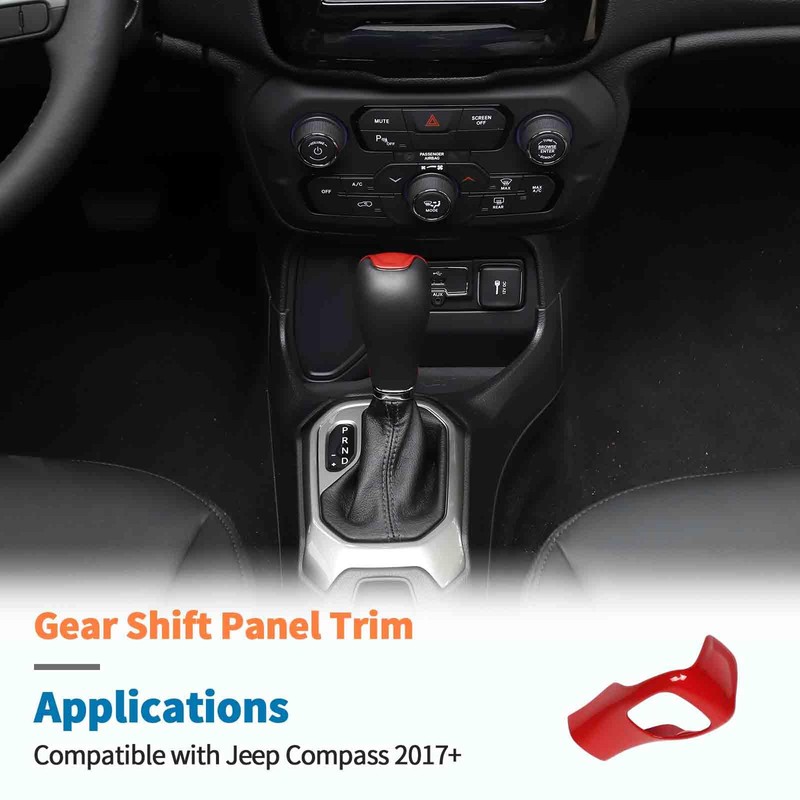 JeCar Center Console Gear Shift Shifter Knob Cover Trim for