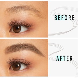 Eyebrow Pencil with 4 Tip Microblade, Smudge-proof Natural Eyebrow Hair, Eyebrow Pen Micro Brow Pencil Lift Snatch Eyebrow Eye Makeup (Dark Brown)