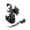 Private Label Cool `Obsidian Blade` Dragon Dagger and Holder Goth