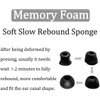 Foam Ear Tips Noise Canceling Memory Foam Eartips Ear Cap
