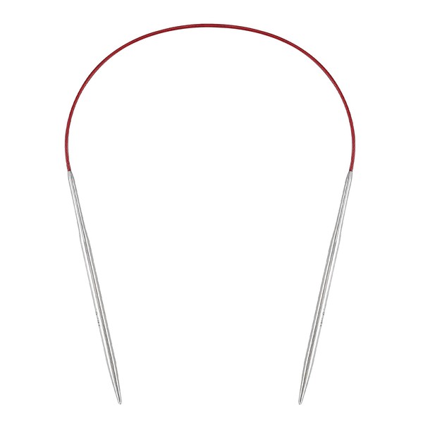 4mm Circular Knitting Needles 40cm,Circular Knitting Needles with Flexible Cable,Metal