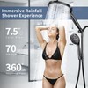 KAIYING Dual Shower Heads with Handheld Spray Combo, High Pressure
