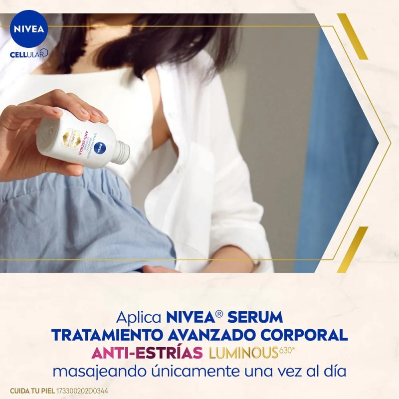 NIVEA Luminous630® Serum Aceite Corporal Anti-estrías 100ml