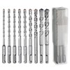 HPMAISON SDS Plus Rotary Hammer Drill Bit Set, 5PCS Cross