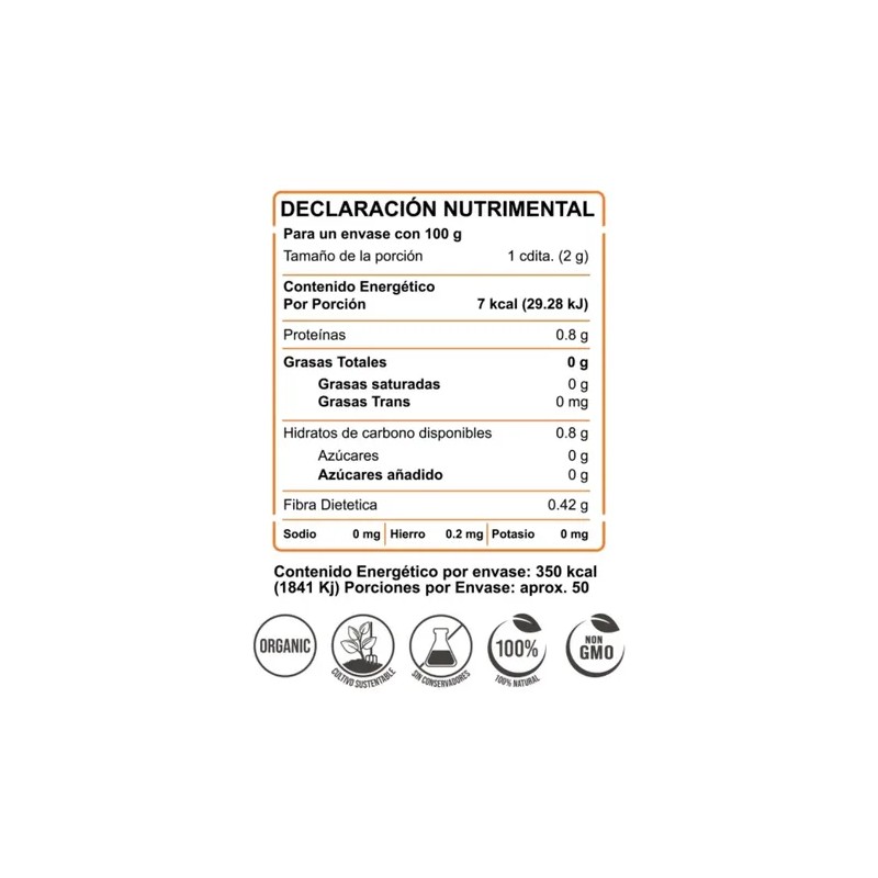 Hongo Cordyceps Orgánico En Polvo 100 G