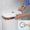 sourcing map Toilet Tank Button, 48mm(1.89") Thread Diameter Dual Push