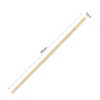 DYWISHKEY Natural Bamboo Sticks, Wooden Craft Sticks, 15.5 Inches Longth