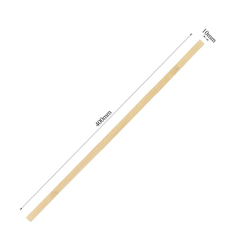 DYWISHKEY Natural Bamboo Sticks, Wooden Craft Sticks, 15.5 Inches Longth