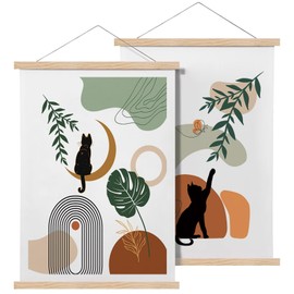 LB 2 Pack Magnetic Poster Hanger Frame, 16x24 16x22 16x20 Poster Frame 16 Inch Magnetic Poster Frame for Posters Prints Photos Diamond Painting Maps and Canvas Artwork, Hanging Frames for Pictures