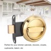 Stainless Steel Door Lock with Handle Pull Ring for Cabinet