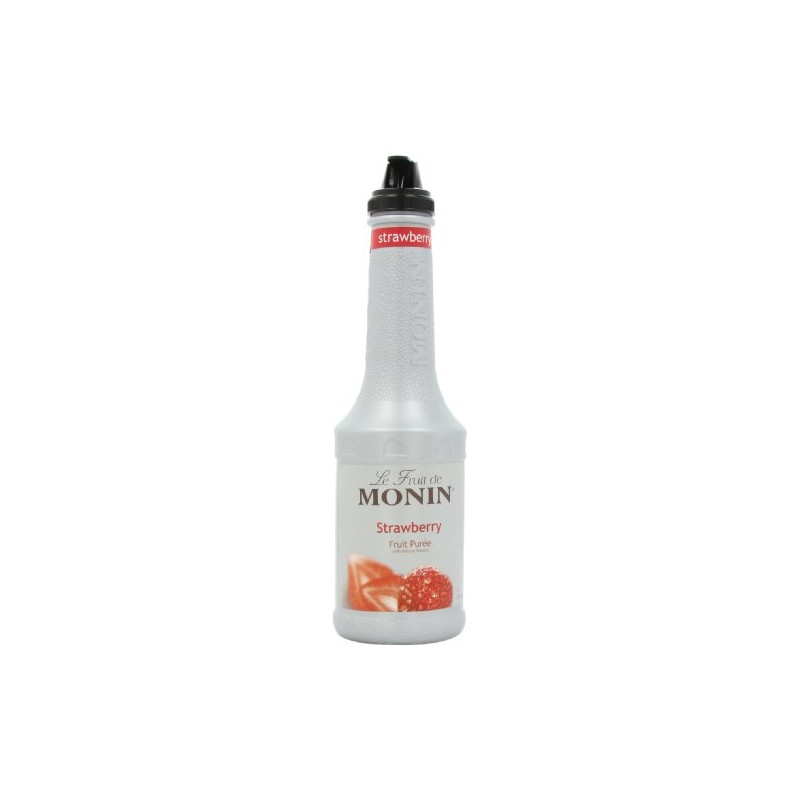 Monin Fruit Puree, Strawberry, 33.8-Ounce Bottles (Pack of 4)
