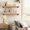 Home Expert 10 Inch Black Industrial Pipe Floating Clothing Rack