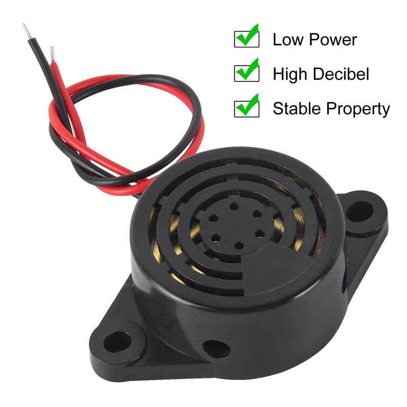 10Pcs Alarm Buzzers DC3V-24V 100dB Electronic Buzzer Beep Constant Tone
