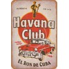 Wild boy Havana Club Vintage Retro Advertising Metal Tin Sign Wall Plaques from Original Cafe Bar Pub Carnival