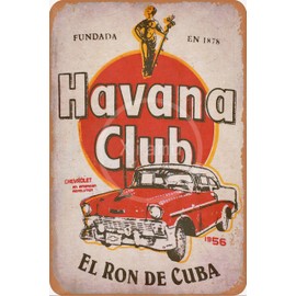 Wild boy Havana Club Vintage Retro Advertising Metal Tin Sign Wall Plaques from Original Cafe Bar Pub Carnival