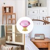 Crystal Drawer Knobs from Hotooldo -30mm Gold Base Glass Drawer