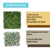 Coarbor 9 Packs 20" x 20" Artificial Ivy Panel Faux