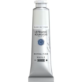 Lefranc Bourgeois, oil-based paint, Titanium White, 40ml
