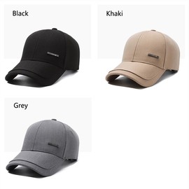 Men's Vintage Baseball Cap Adjustable Plain Cotton Dad Hat Trendy Trucker Hats for Mens Headwear (US, Alpha, One Size, Grey)