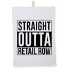 Hippowarehouse Straight Outta Retail Row Tea Towel Eco Printed Dish