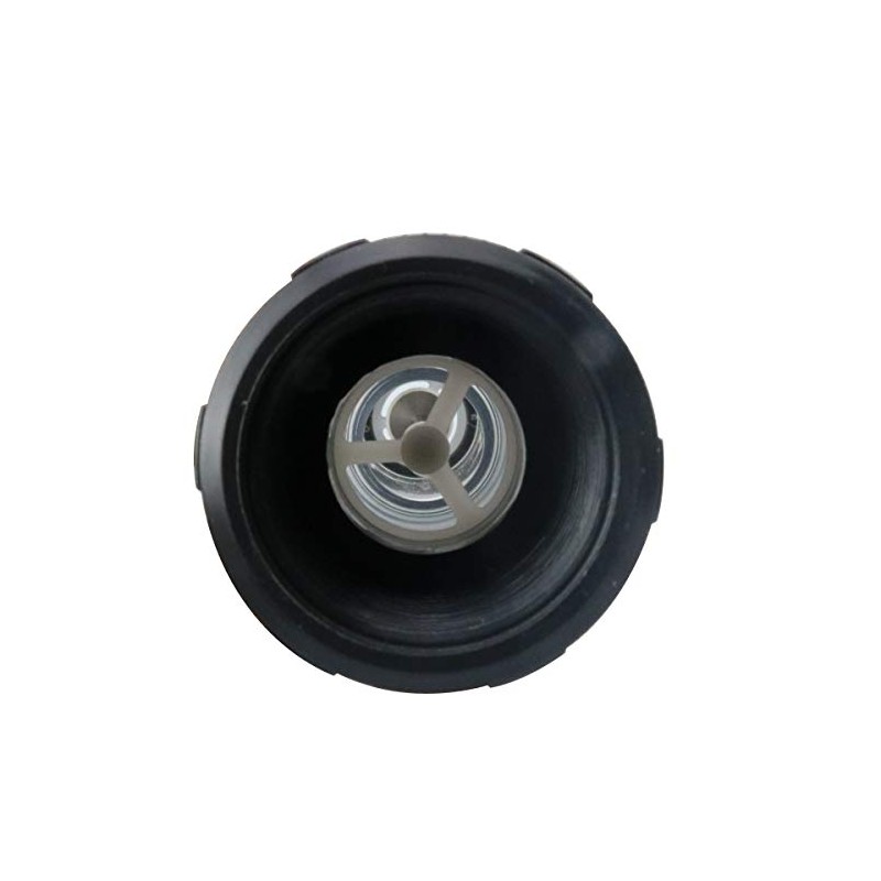 Nxtop 5-35LPM Inline Clear Acrylic Water Flowmeter 1PT Dia Threads