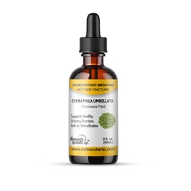 Heavenly Herbals, Inc. CHIMAPHILA UMBELLATA Q - Homeopathic Mother Tincture - Supports Healthy Urinary Functions. Aids in Detoxification- 2.0Fl Oz - Manufactured and Shipped from USA.
