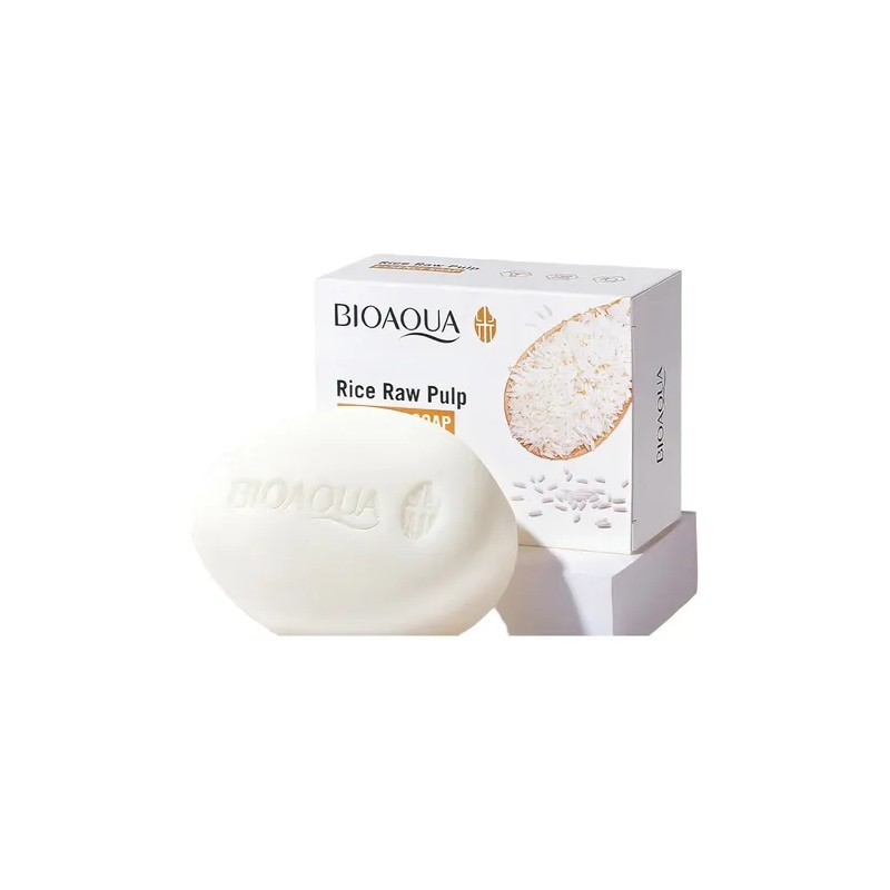 Jabn De Arroz Bioaqua Aclara Elimina Manchas Codos Axila