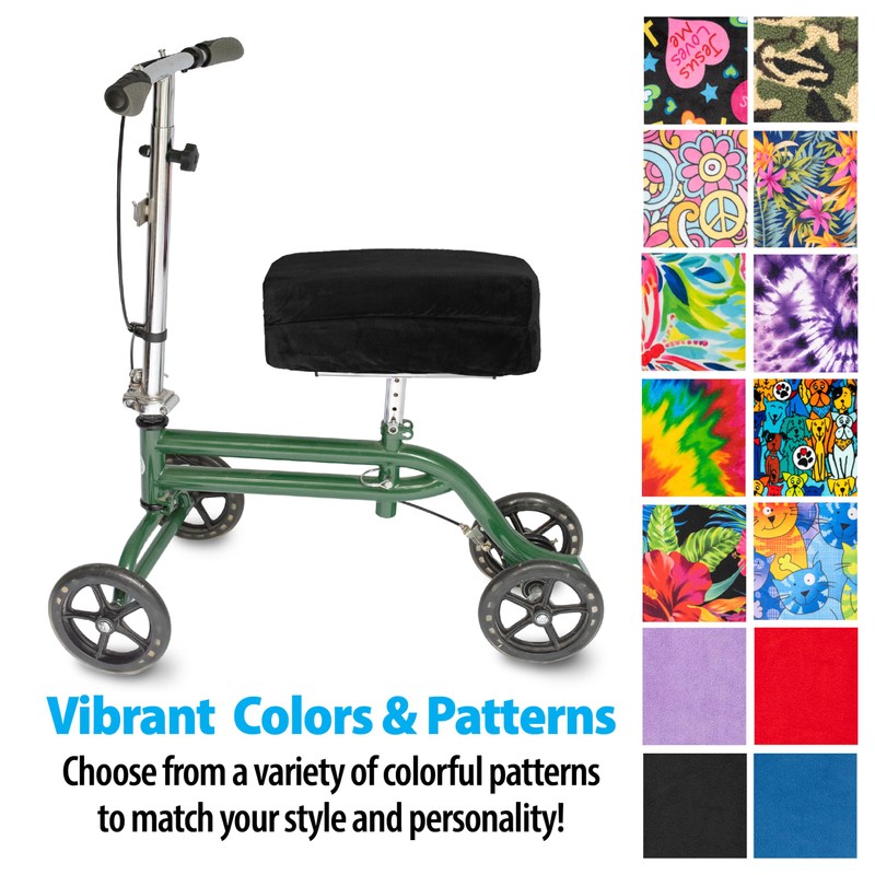 Top Glides Special Edition Memory Foam Knee Walker Pads (Classic