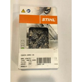 STIHL 33RD3 84 STIHL 3/8 25 in NEW CARBIDE  CHAINSAW CHAIN SAW   .050 84 25 INCH BLADE