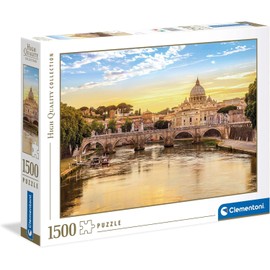 Clementoni 31819 Rome Puzzle 1500 Pieces from 9 Years Colourful Adult Puzzle with Bright Colours, Skill Game for the Whole Family, Great Gift Idea
