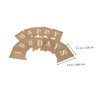 Ipetboom Day Party Burlap Swallowtail Banner Hanging Decoration for Birthday