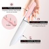 Pink Knife Set,14 Pieces Professional Kitchen Knife Set with Universal