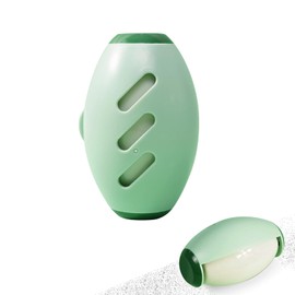 Wiederverwendbare Fusselrollen, Reusable Sticky Lint Roller, Tierhaarentferner Fusselrolle, Waschbarer Tragbarer Aufkleber, Kompakt Tragbar Fusselroller für Tierhaare Kleidung Sofas Haare Staub(Grün)