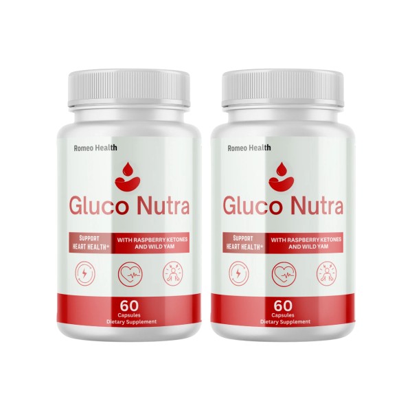Romeo Health (2 Pack) Gluco Nutra Blood Pills to Support