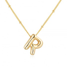 VCCKNB JEWELRY Initial Necklaces for Women and Girls, 14K Gold Plated, Letter Pendant Necklace from A-Z, Monogram Necklaces, Alphabet Initial Jewelry, Dainty, Trendy, 14K Gold Plated