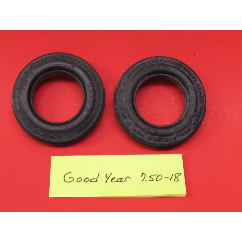 GOODYEAR 7.50-18 FRONT TRACTOR TIRES 1/16 SCALE   TOY IMPLEMENT TRAILER