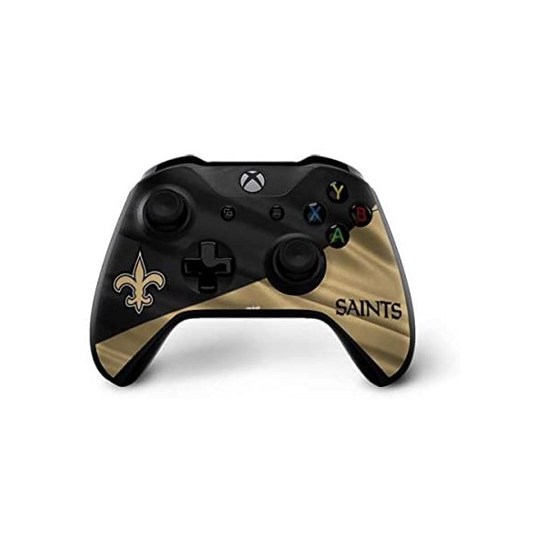 Skinit Decal Gaming Skin Compatible with Xbox One X Controller - Officially Licensed NFL New Orleans Saints Design
