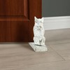 Relaxdays Door Stop Cat Cast Iron Door Stop for Floor,