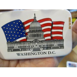 3 pcs Washington D.C. magnet American Flag Capitol White House NEW