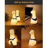Giraffe Light, Multicolor Cute Nursery Night Lights with Warm White