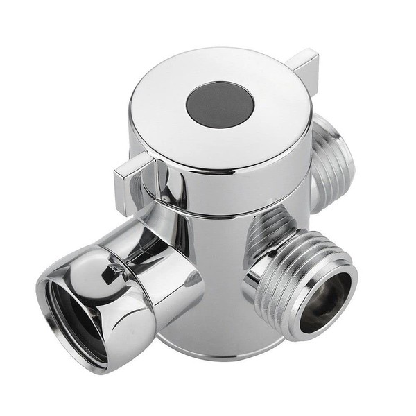 Andy's Orchids 1/2 Inch 3-Way Connector, T-adapter Shower Head Shunt,