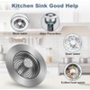 3 in 1 Kitchen Sink Drain Strainer and Stopper, 304