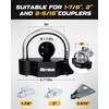 RETRUE Heavy-Duty Keyed-Alike Trailer Lock Set - Universal Coupler, Dual