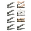 Uni HIMO Shoe Slots Organizer, Clear Shoe Stacker, Adjustable Level