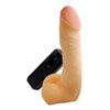 TLC CyberSkin Vibrating CyberPenis with Balls, Natural