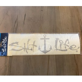 Salt Life Black Anchor Decal 12” SAD922 NEW
