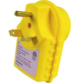 Journeyman-Pro 30/50 Amp RV - Portable Circuit Tester Analyzer Adapter, Male Plug w/LED Test Indicator TT-30 NEMA 14-50 (TT-30 (30 AMP), Circuit Tester (Male Only))